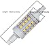 La Farah J Type 78mm Double Ended Halogen Bulb Replacement R7s Base LED Light Bulb 5 Watt 500 Lumens ---2700k Warm White