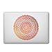iCasso Mandala Pattern Removable Vinyl Decal Sticker Skin for Apple MacBook Pro Air Mac 13