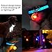 Keenstone Clip-On Pet, Dog Cat Collar LED Lights for Collars, Waterproof Safety Lights of Dogs and Cats for Night Walking, Light up Dog Collar Gifts, 6pcs Collars with Battery Included and ID Tag
