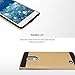 Kmall Note Edge N9150 Case 2in1 Hybrid Heavy Duty Impact Resistant Shock-Absorption Dual Layer Brushed Metal Texture Full-Body Protective Skin Cover Shell for Samsung Galaxy Note Edge SM-N915 Gold