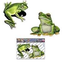 2 x Frog Animal Small Stickers Decals Pack for Car Truck Caravan - ST00058_SML