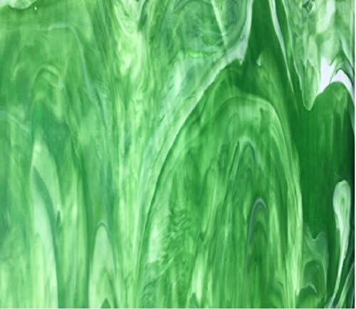Wissmach Glass Sheet : Dark Green Opal - 3 Stained Glass Sheets