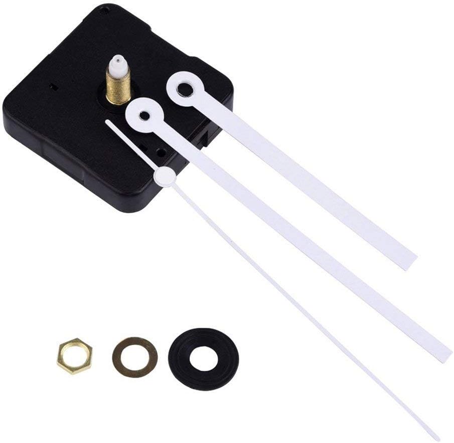 ROSENICE Reloj Silencioso Kits Movimiento Reloj Blanco Reloj para DIY Reloj Reemplazo