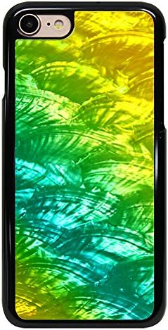 ARTIMO iPhone 7 Natural Mother of Pearl Case with Korean Traditional Pictures and Patterns Green