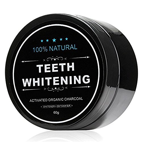Teeth Whitening Activated Charcoal made - Organic Safe Effective Tooth Whitener Solution for Stronger Healthy Whiter Teeth