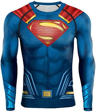 Men's Compression Shirt 3D Design Gym Training Tee Holiday Costume