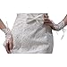 M Bridal Women's Crystals Lace Fingerless Gloves for Wedding Party Brides Accessory G01 (White)