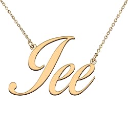 HUAN XUN Customized Custom Simple Any Name Necklace