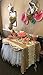 Ling's moment 12x120 inches White Lace Table Runner Rustic Chic Tabletop Wedding Reception Table Decor Boho Party Decoration Baby Bride Shower Decor