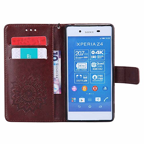 Sony-Xperia-Z5-Z3-Z3-Plus-Z4-Case-Dfly-US-Premium-Soft-PU-Leather-Embossed-Mandala-Design-with-Kickstand-Function-Card-Slot-Holder-Slim-Flip-Protective-Wallet-Cover