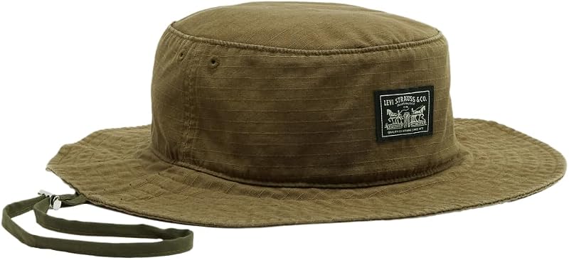 Damen - Gorro de Verano con cordón, Color Verde Oliva, Talla M