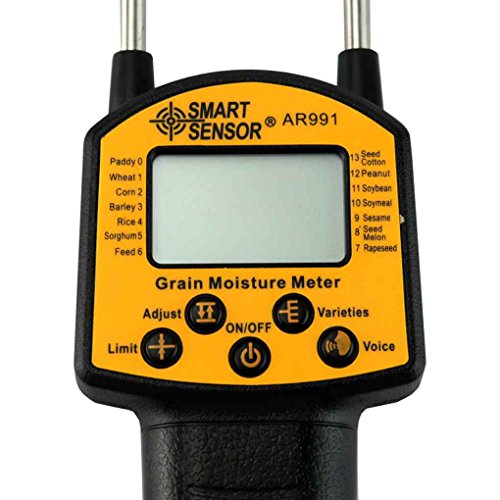 Smart Sensor AR991 Grain Moisture Meter Corn Wheat Rice Bean Rapeseed Moisture Tester Digital Analyzer Stevlogs - Thumbnail 2