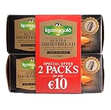 Traditional Irish Butter Kerrygold Shortbread Biscuits, 600g (300g x 2 Packs)…