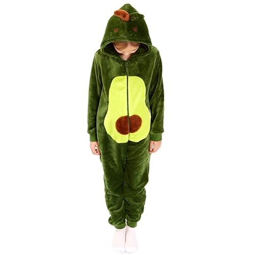 COSUSKET Kids Snug Fit Flannel Avocado Costume Animal Onesie