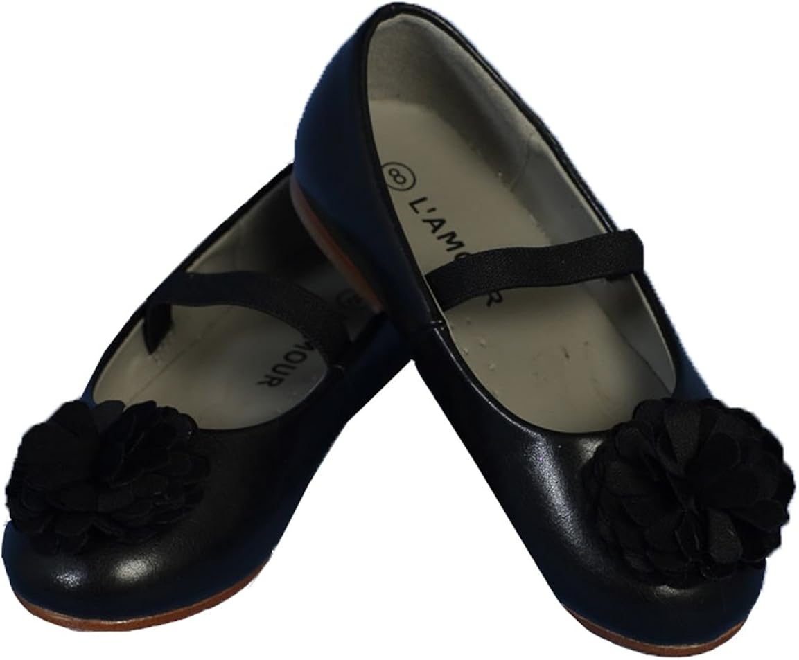 girls black dress shoes