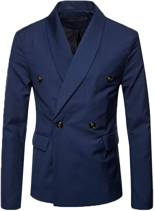 Herren Anzugjacke Zweireiher - Business Blazer Slim Fit