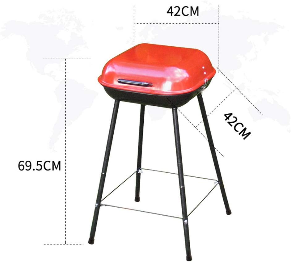 review ZJJ& BBQ Barbecue Grill Outdoor Camping Home Dining BBQ Grill Portable Grill
