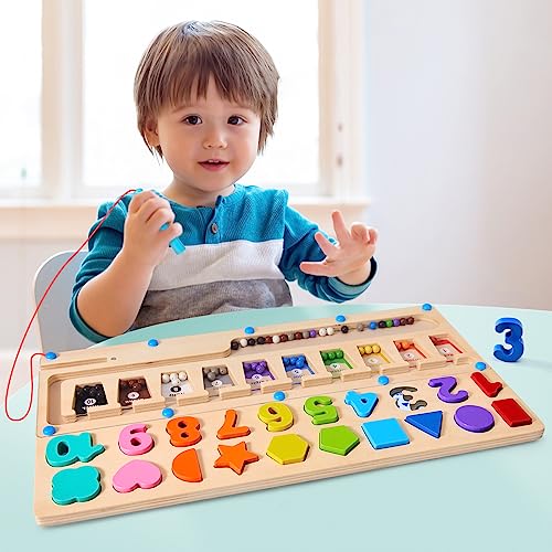 3 in 1 Montessori Toys for 3+ Year Old, Educational Color and