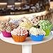 36 Pcs Silicone Cupcake Baking Cups, AIFUDA Reusable Mini Cake Cups Liners Mold Nonstick Muffin Donut Pan, 9 Shapes
