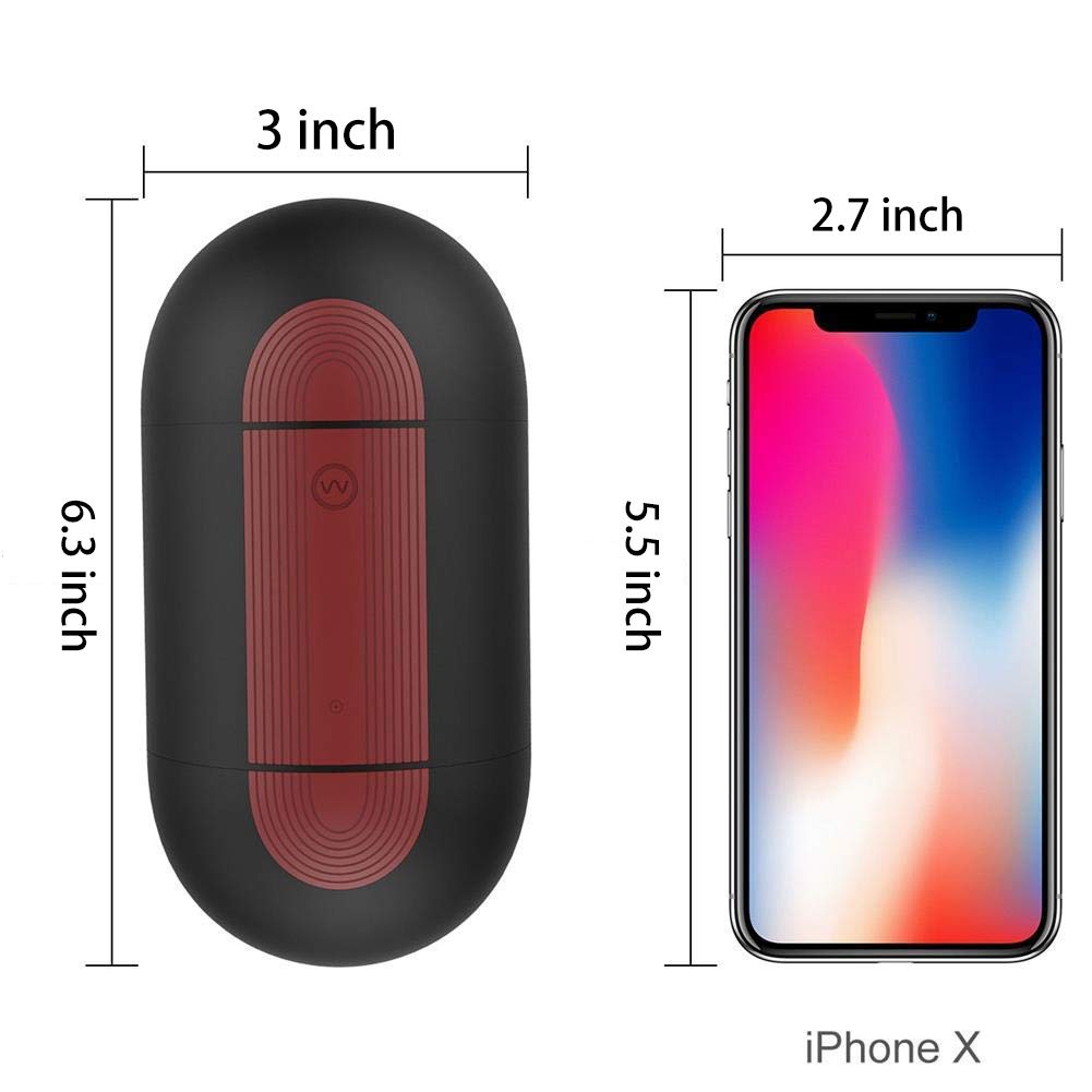 Male Masturbator Vibrating Masturbation Cup, Tracy\'s Dog 3D Realistic Vagina and Mouth Masturbator with Teeth and Tongue Pussy Cup Oral Sex Toy