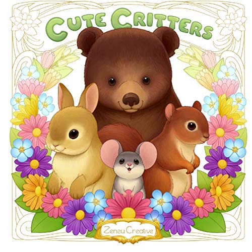 Cute Critters: Coloring Book by Zenzu Creative