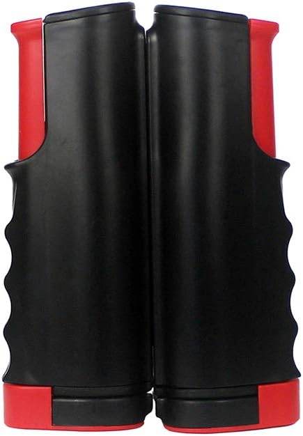 AINAAN Retractable Ping Pong Net -Table Tennis Post Set Replacement, Adjustable Any Table Anywhere, Portable Holder Cover Case Bag, Indoor Outdoor Game Accessories (Black)