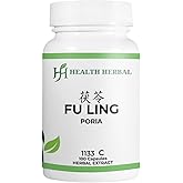 Health Herbal - HH1133C Fu Ling/Poria, 100 Capsules/Bottle, 2 Bottles