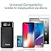 Power Bank Portable Charger 24000mAh Huge Capacity with 2 Output Ultra-Compact Battery Pack Compatible with Samsung Android and More