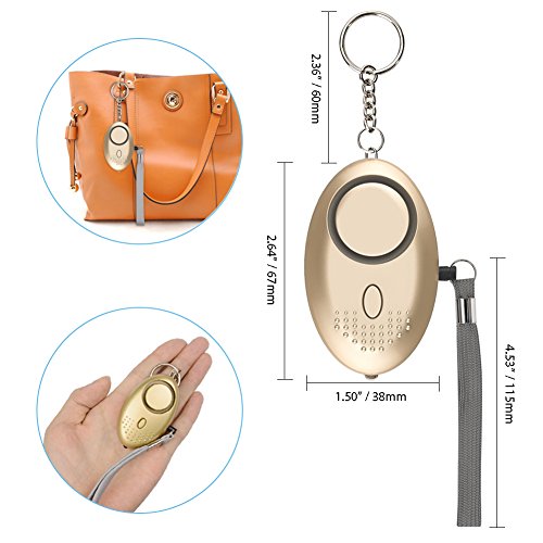 Personal-Safety-Alarm-Keychain-Hitcoo-130dB-Emergency-Security-Alarm-with-LED-Flashlight2-Pack-Safesound-self-Defense-Personal-Alarm-for-Women-Elderly-Students-Kids-Girls