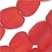 Cultured Sea Glass, Square Nugget Beads 18x17mm, 6 Pieces, Dark Cherry Red