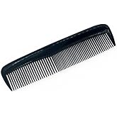 Black Hair Comb：5-Pack Comb Classic Styling Comb for All Hair Types - fine tooth comb for Men &amp; Women - Styling Tools &amp; Appliances