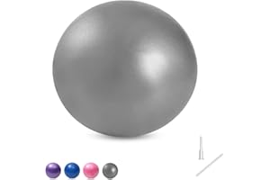 Small Pilates Ball 9 Inch Small Exercise Ball for Pilates Yoga Workout Bender Core Training and Physical Therapy, Mini Bender