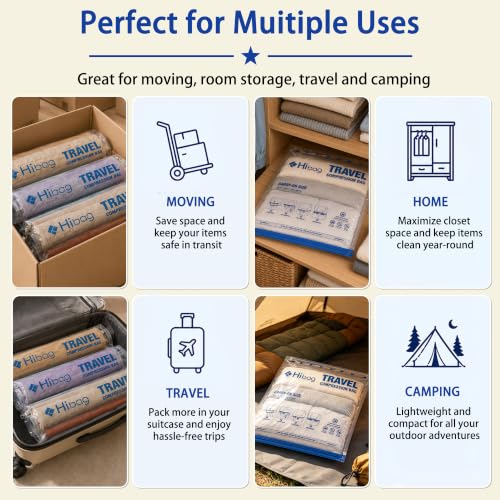 Compression Bags for Travel Essentials, Roll Up Bags No Vacuum Needed photo 10