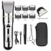 [upgraded version]Ensving Hair Clippers,2-Speed Professional Rechargeable Cordless Electric Hair Trimmer,Low Noise Beard Trimmer, Whole Body Washable Hair Cutting Kit, Multi-Purpose Haircut for Men,B