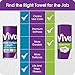 Viva Signature Cloth Choose-A-Sheet Paper Towels, Soft & Strong Paper Towels for Ultimate Clean, White, 6 Big Rolls (Equal to 9 Regular Rolls)