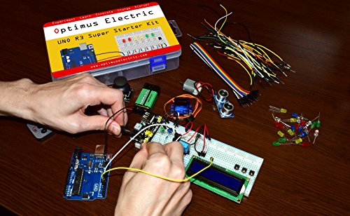 Optimus Electric UNO R3 Super Starter Kit - Complete UNO R3 Kit for Arduino Programming and Development - Includes a Development Board Compatible with Arduino UNO R3 - A Beginner's Inventor Kit - Thumbnail 7