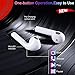 Bluetooth Earbuds, Bluetooth Headphones Wireless Sport Earbuds Mini in-Ear Earphones Stereo Noise Canceling with Charging Case for Workout, Running, Gym (White)thumb 1