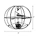 Top Race Robotic UFO 3-Channel Rc Remote Control I/R Flying Ball