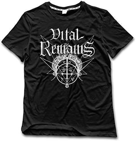 Cool Men's Famous Band Vital Remains Cool Logo Cotton Tees