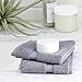 Amazon Brand – Pinzon Heavyweight Luxury Cotton Washcloths - Set of 2, 12 x 12 Inch, Platinum