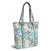 Vera Bradley Women's Cotton Vera Tote Bag, Santiago, One Size