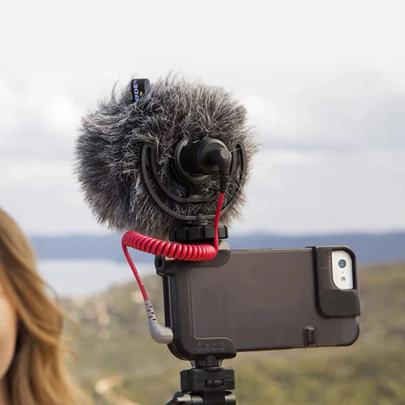3.5mm TRS to TRRS Microphone Patch Cable Mic Cord Compatible with iPhone, Smartphone, Tablets for Rode SC7, VideoMic, VideoMicro Go, BOYA & Other External Mic (Please Read Details/Instruction Below)