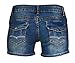 PHOENISING Women's Sexy Denim Fabric Short Pants Comfy Stretchy Shorts,Size 2-16