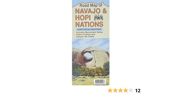 Road Map Of Navajo Hopi Nations North Star Mapping 9780942927467 Amazon Com Books
