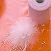 Ling's moment Peachy Pink Tulle Fabric Bolt Tulle Ribbon Roll 6 inch x 100 Yards 300 Feet for Tulle Table Skirt Wedding Party Baby Shower Decorations