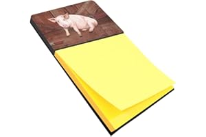 CAROLINE'S TREASURES Carolines Treasures Pig at the barn door Sticky Note Holder Large multicolor