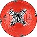 adidas Performance Confederations Cup Glider Soccer Ball, Solar Red/Silver Metallic/Black, Size 4