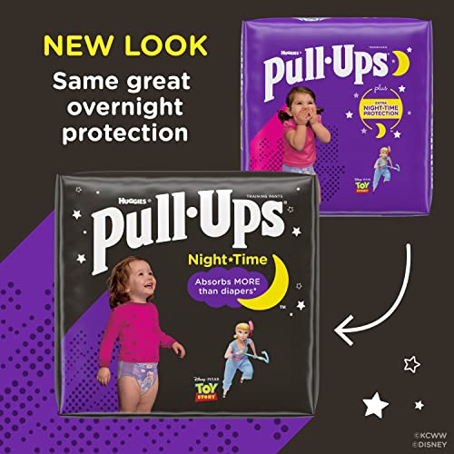 PullUps NightTime Girls' Training Pants, 3T4T, 60 Ct Pricepulse