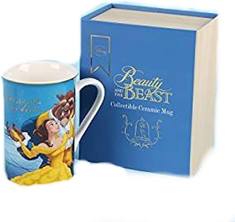 Taza de La Bella y la Bestia de Disney con caja de regalo: Amazon.es: Hogar