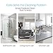 Window Squeegee Scrubber Cleaner Microfiber Brush Detachable Long Handle 51inch Professional Washer Tools Kit for Car Shower Glass Mirrors